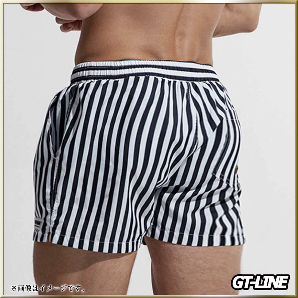Amazon | [ジーティーライン] ストライプ メンズ 水着 迷彩